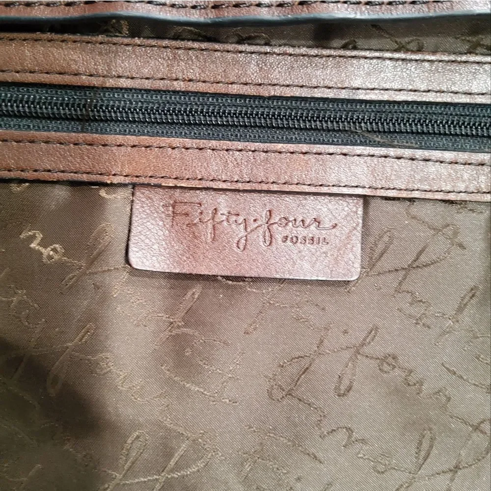 Fossil Fifty Four Whitney Suede Hobo Bag